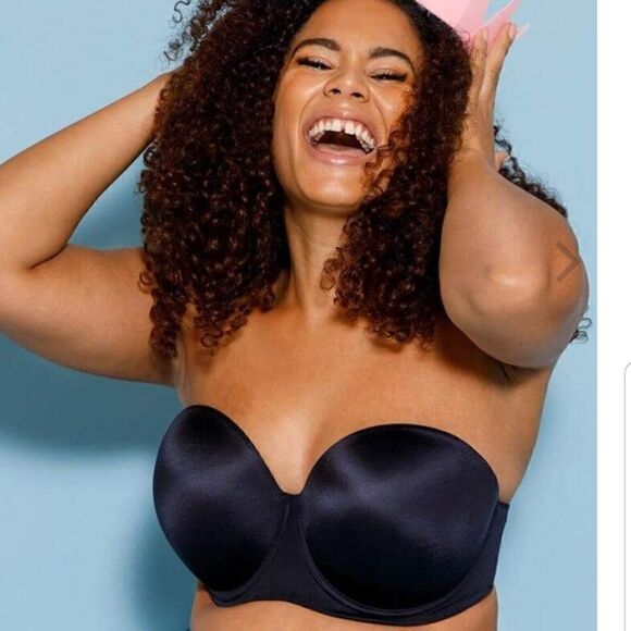 Wacoal Red Carpet Strapless Underwire Black Bra NWOT - Picture 6 of 15